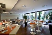 Elegantes Restaurant im Design Hotel Lanchid 19 in Budapest