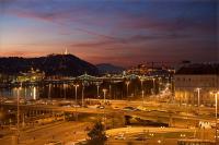 Wunderschöner Ausblick auf die Donau und den Gellertberg ausIbis Styles Budapest City